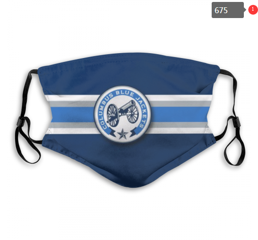 NHL Columbus Blue Jackets Dust mask with filter->new jersey devils->NHL Jersey